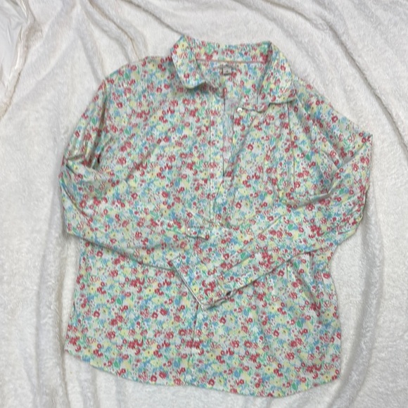 Floral Long Sleeve Shirt L.L Bean - Picture 2 of 4